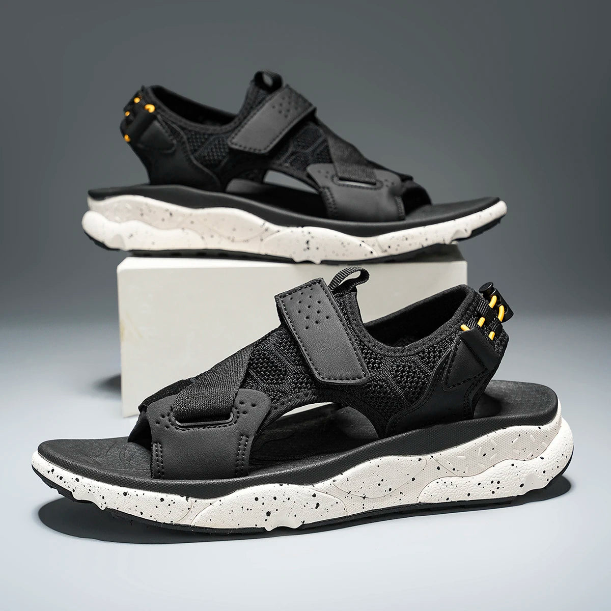 Herren Verstellbare Rutschfeste Outdoor-Sportsandalen