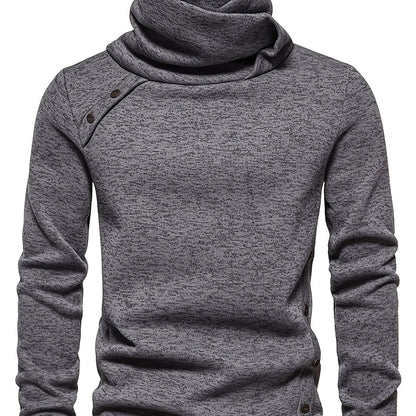 Men's Casual-Fit Funnel-Neck Sweater