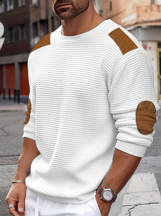 Classic elbow-length knitted sweater