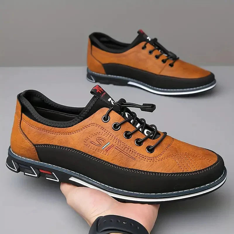 Handgefertigte Leder-Oxford-Schuhe für Herren