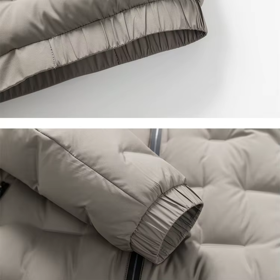 Vorderer Bereich der Steppjacke mit praktischen Taschen