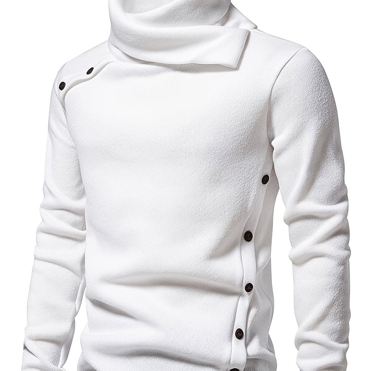 Men's Casual-Fit Funnel-Neck Sweater