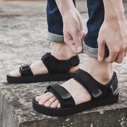 Herren Outdoor Sandalen Leichtgewicht Weiches Gewebe Rutschfest
