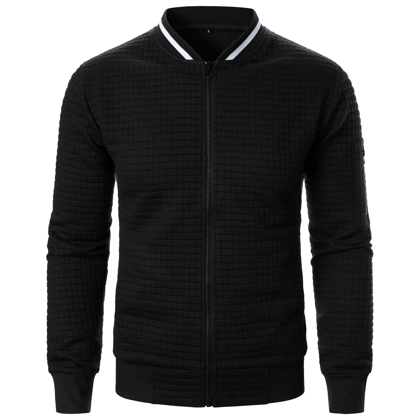 Herren Strickpullover mit Reißverschluss