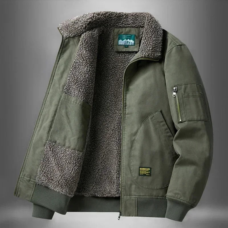 Tom Hollinger | Sherpa-Lined Fliegerjacke