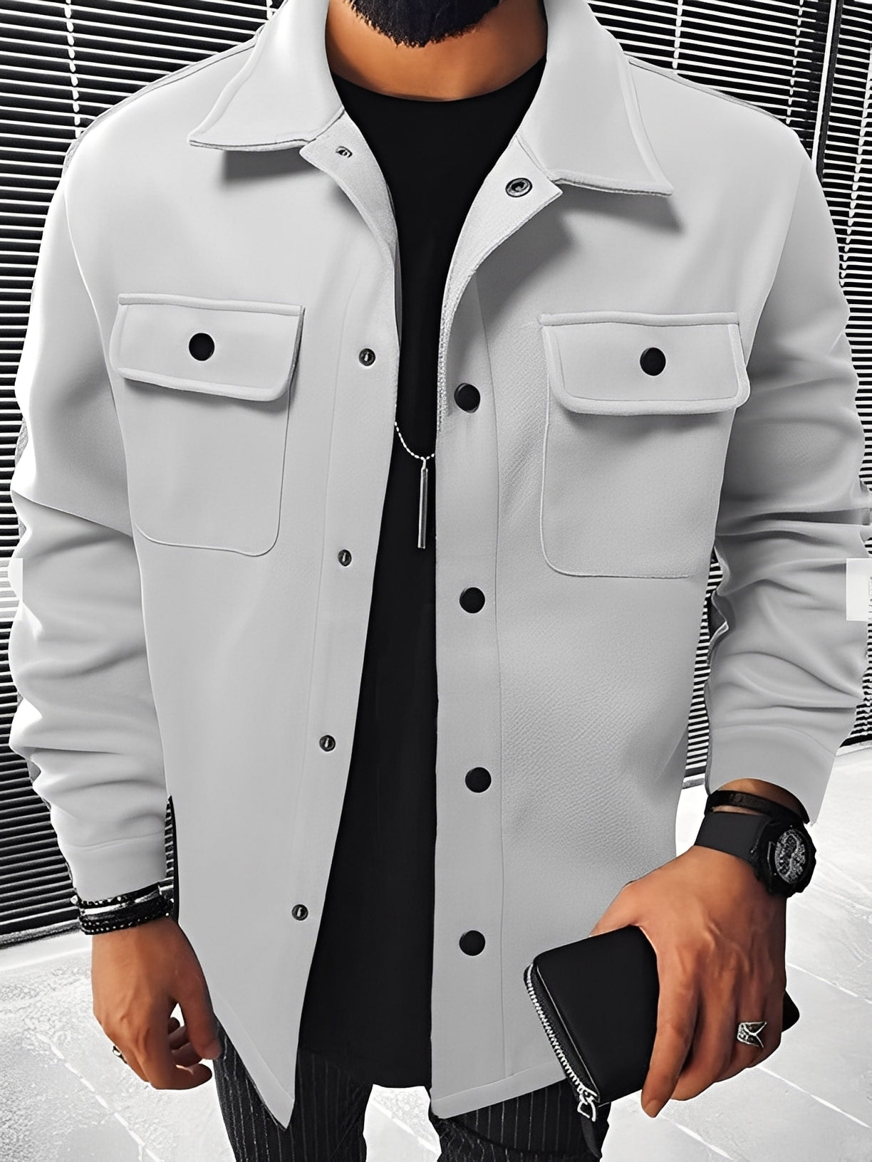 Herren Leichter Maßgeschneiderter Moderner Blazer