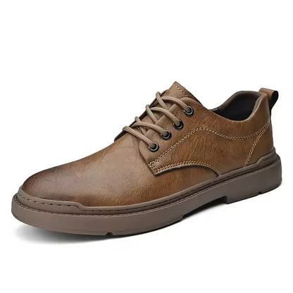 Tom Hollinger™ - Classic Brown Leather Casual Shoes