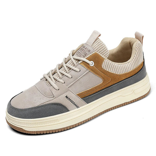 Tom Hollinger | Herren Patchwork Low-Top Sneakers Freizeitschuhe