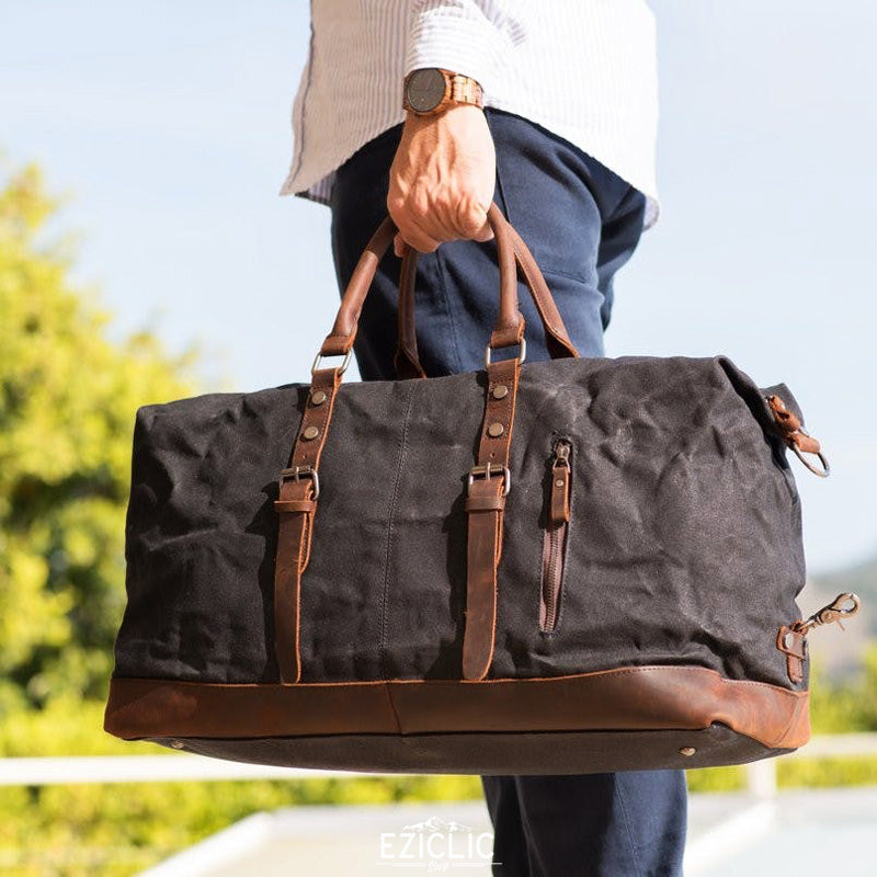 Tom Hollinger |  Canvas Vintage Reisetasche für Herren