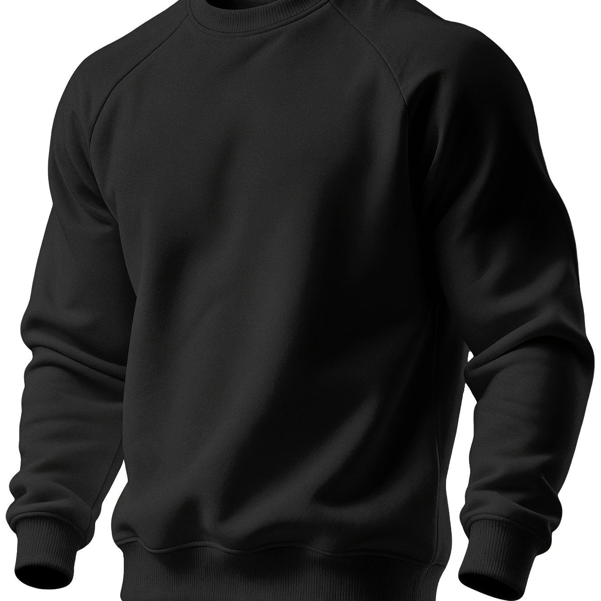 Herren Sweatshirt Mit Raglanärmeln Sportlich Leger