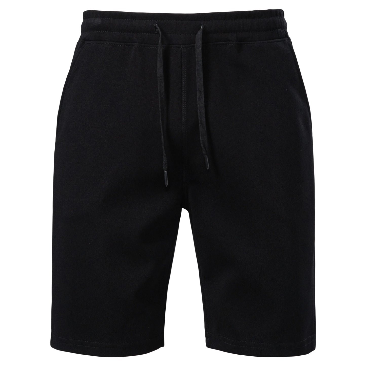 Herren Shorts mit elastischem Bund aus Baumwollmischung Einfarbig