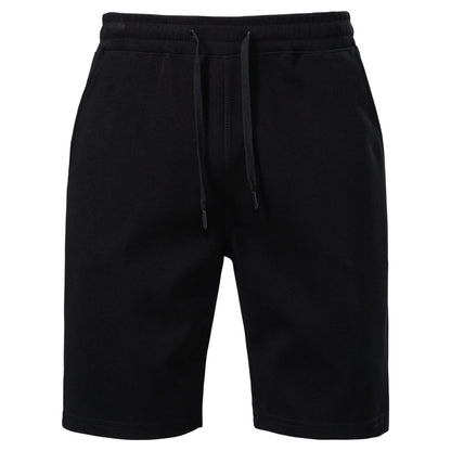 Herren Shorts mit elastischem Bund aus Baumwollmischung Einfarbig