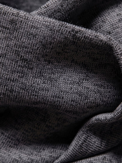 Herrenpullover mit Schalkragen in stilvoller Strickoptik