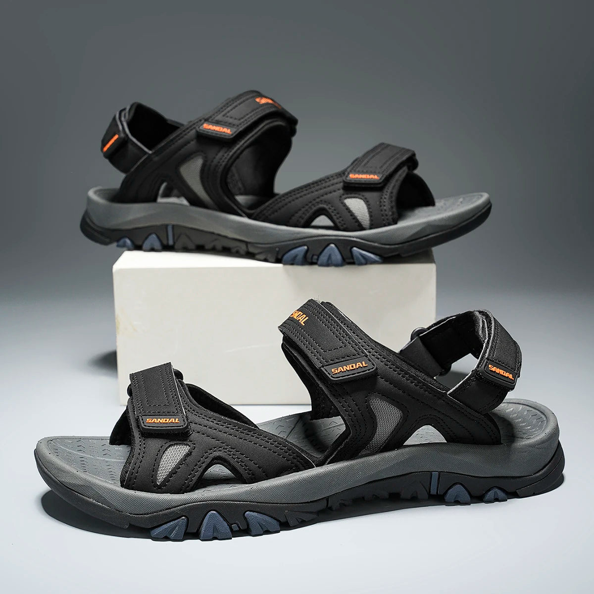 Herren Verstellbare Outdoor Wandersandalen Rutschfeste Sportsandalen