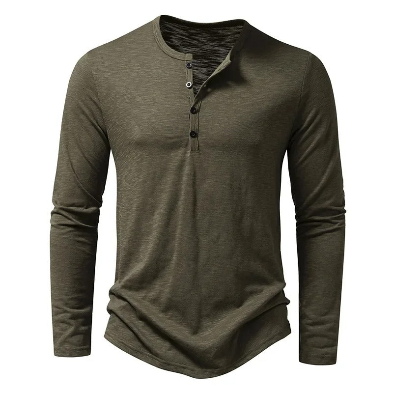 Tom Hollinger | Langarm-Henley-Shirt