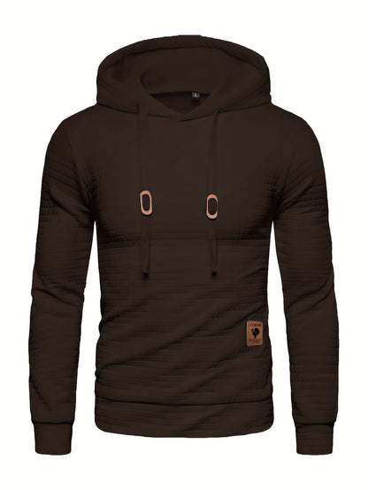 Casual Waffle Hoodie for Men