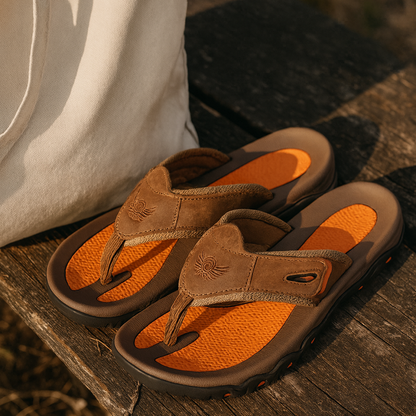 Herren Leder Ergonomische Sandalen
