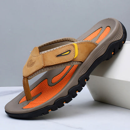 Herren Leder Ergonomische Sandalen