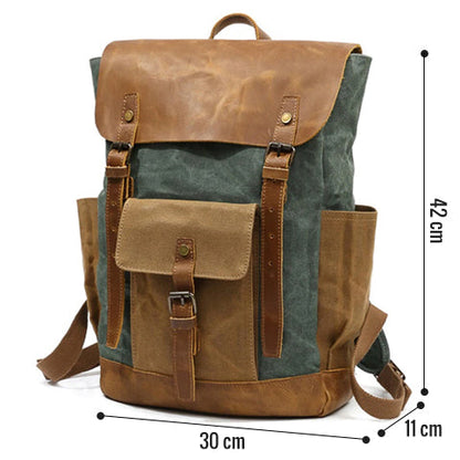 Tom Hollinger |  Canvas Rucksack im Vintage-Stil für Herren