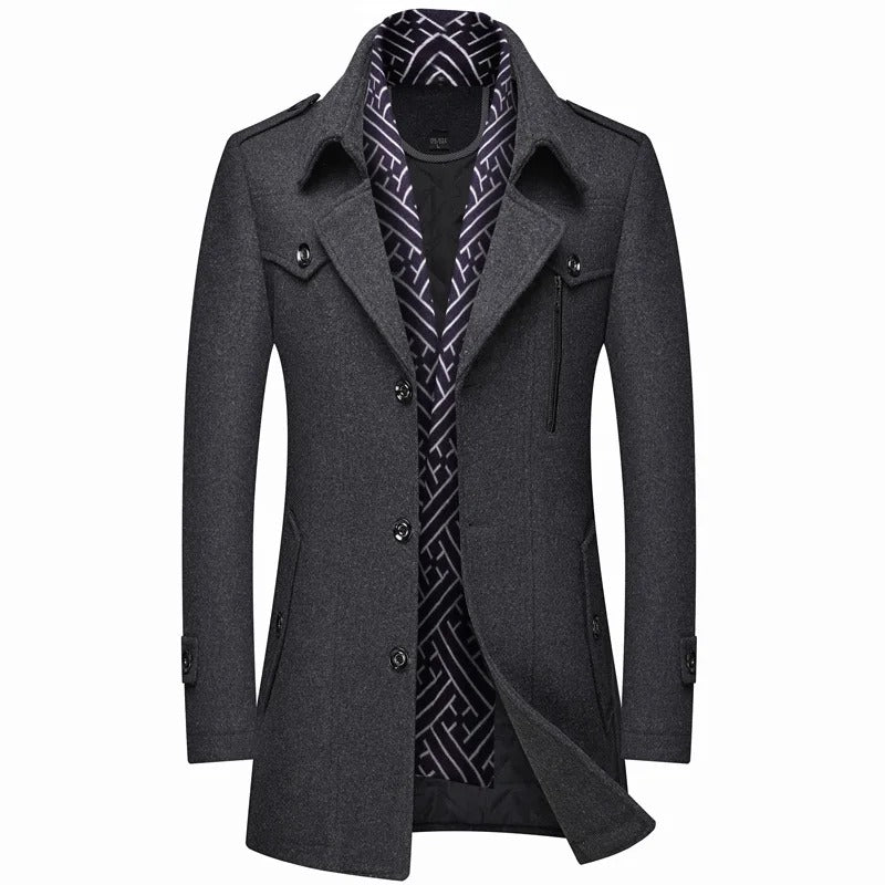 Tom Hollinger™ | Men's winter wool coat