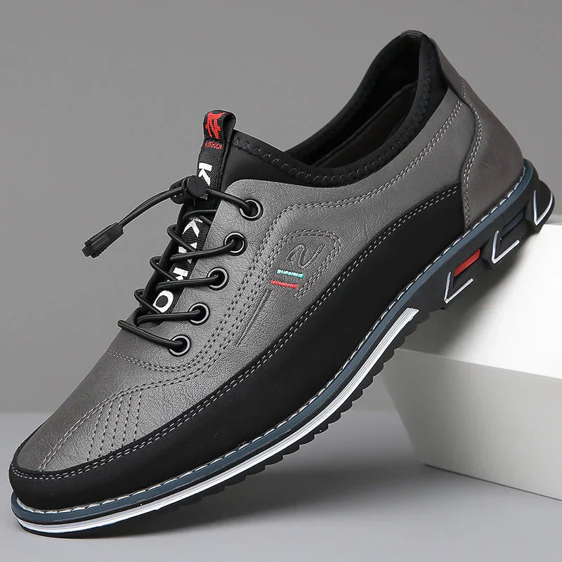 Handgefertigte Leder-Oxford-Schuhe für Herren