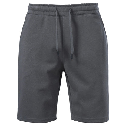 Herren Shorts mit elastischem Bund aus Baumwollmischung Einfarbig