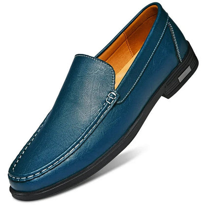 Herren Echtes Leder Elegante Loafer