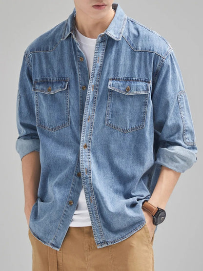 Tom Hollinger | Casual denim shirt