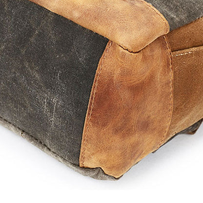 Tom Hollinger |  Wasserdichter Canvas Rucksack mit Rollverschluss im Vintage-Stil
