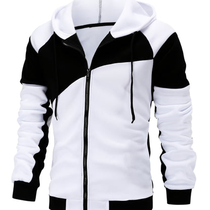 Sportliche Kapuzenjacke Mit Reißverschluss Farbverlauf