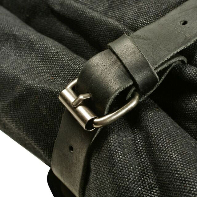Tom Hollinger |  Canvas Roll-Top Vintage Motorrad Rucksack