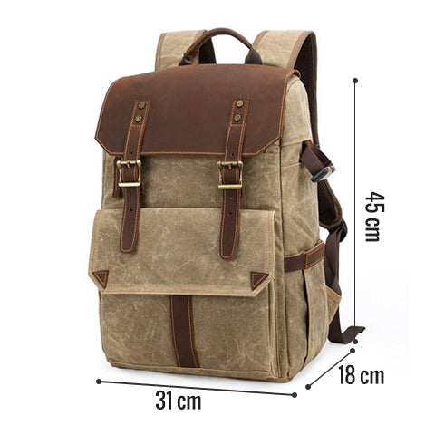 Tom Hollinger |  Vintage-inspirierter robuster Foto-Rucksack Unisex