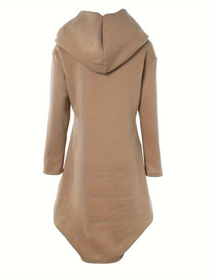 Tom Hollinger™ Casual Long Sleeve Hooded Sweatshirt Dress