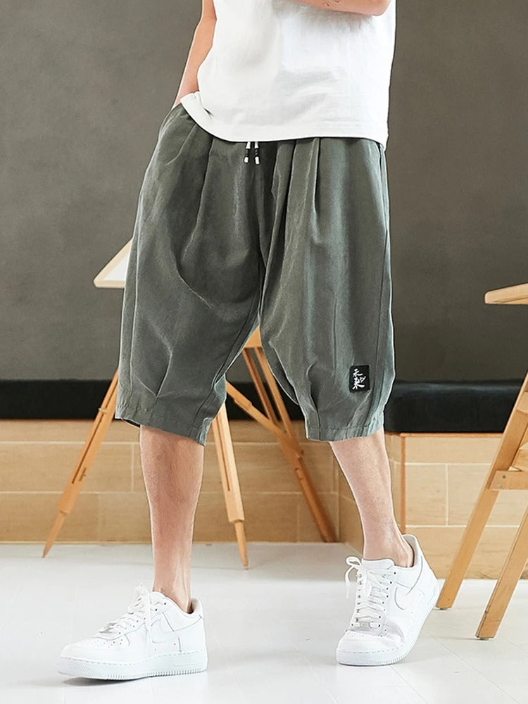 Tom Hollinger | Lässige Kord-Shorts mit weitem Bein