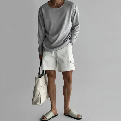 Breathable knit shirt for men