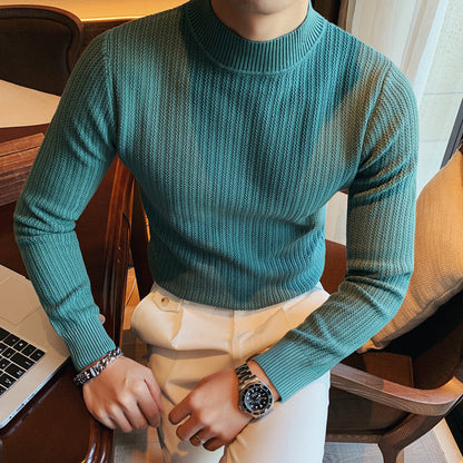 Herrenpullover Mit Klassischem Kragen