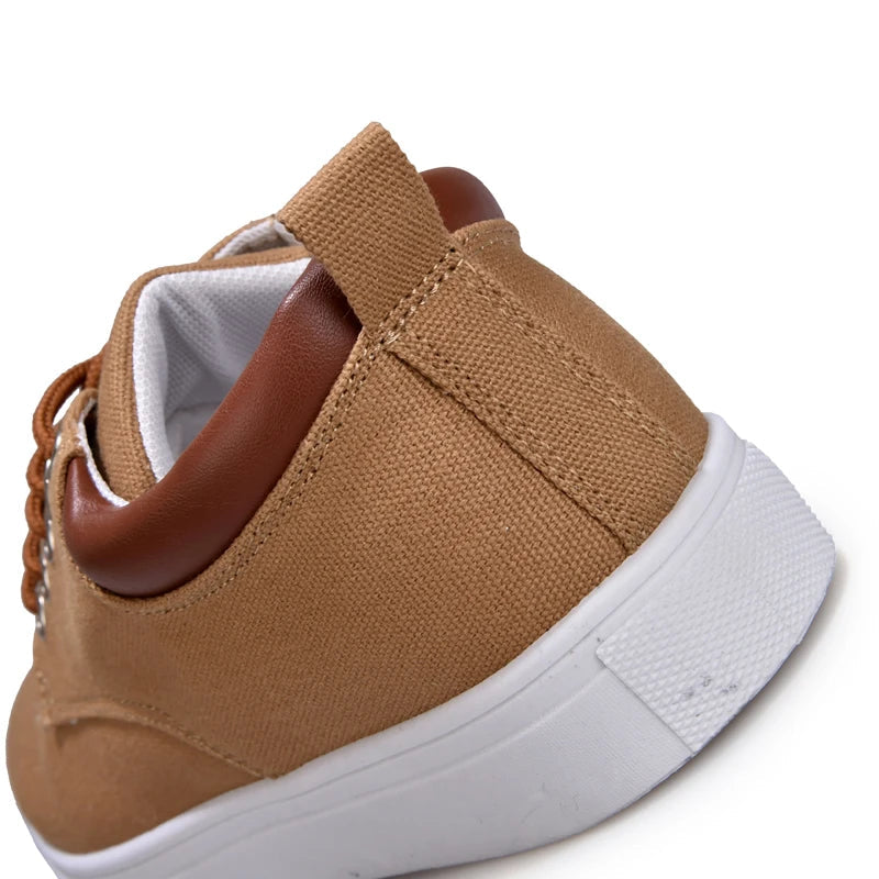 Herren Canvas Leder Sneaker