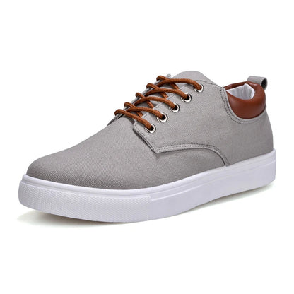 Herren Canvas Leder Sneaker