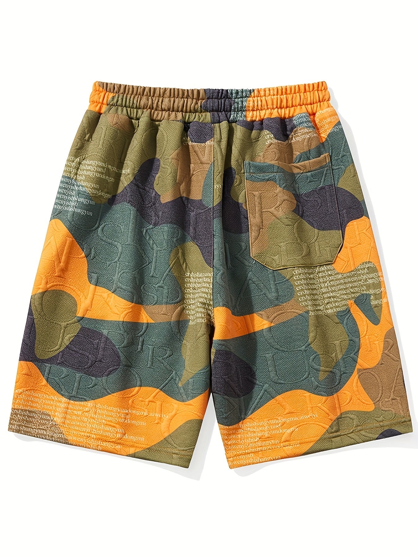 Herren Camo Shorts mit lockerem Schnitt und Camouflage-Design