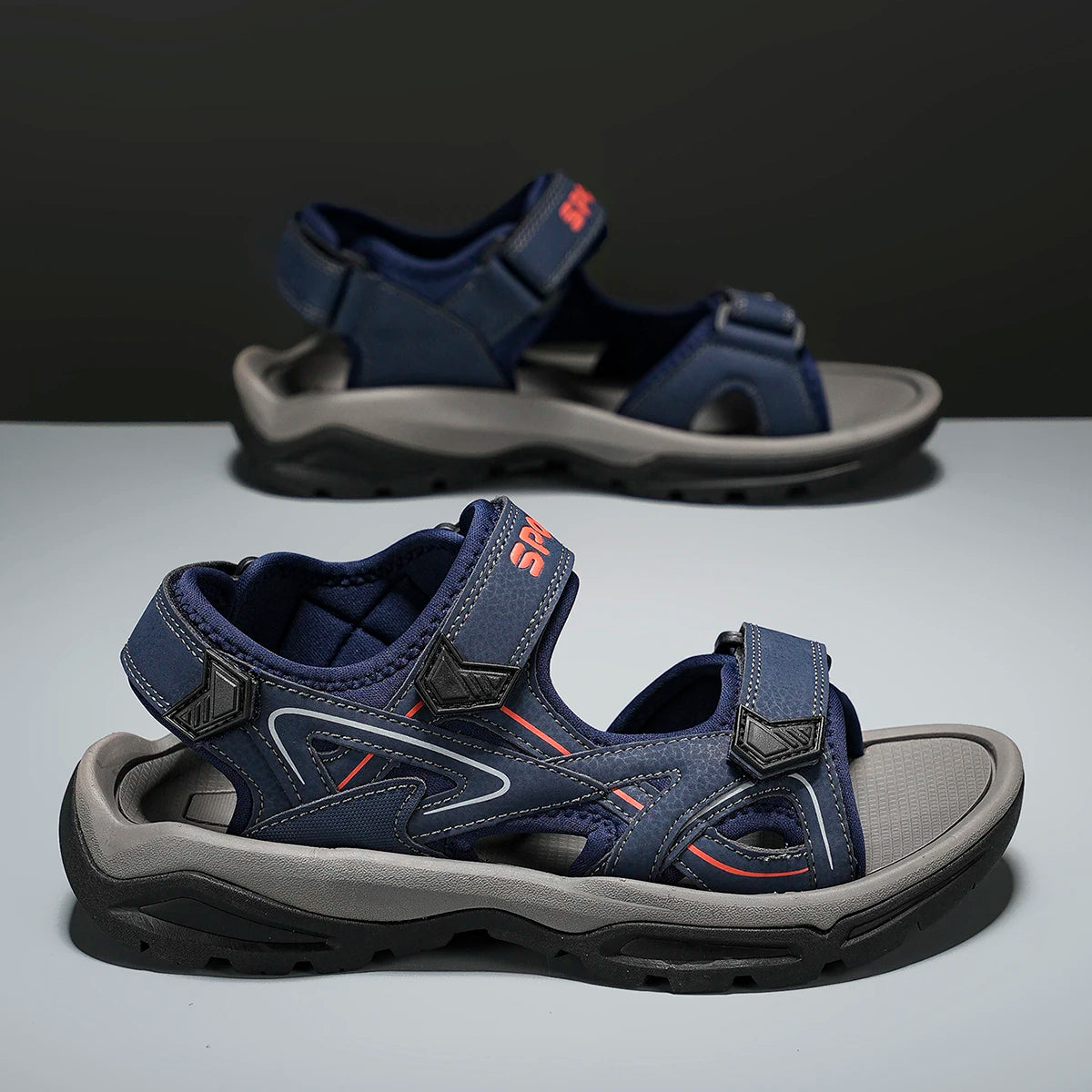Herren Outdoor-Sportsandalen Verstellbar Rutschfeste Wandersandalen