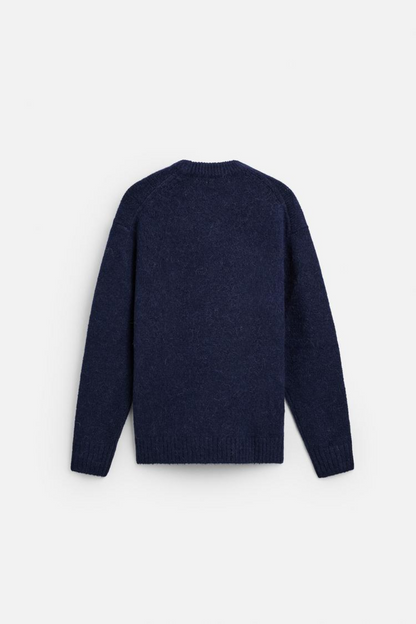 Gemütlicher grobstrukturierter Wollpullover