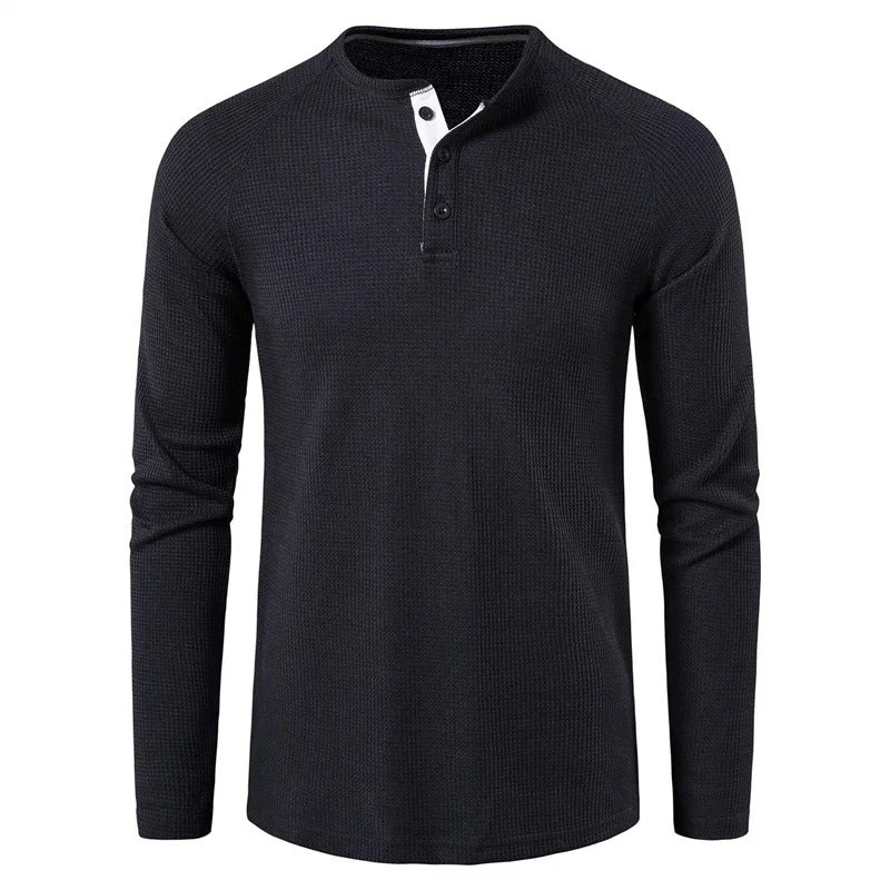 Tom Hollinger | Klassisches Henley-Shirt