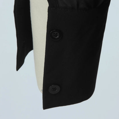Herren Slim Fit Mesh Langarmshirt Schwarz