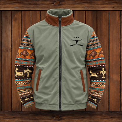 Vielseitige Outdoor-Jacke für Damen in einer Detailansicht