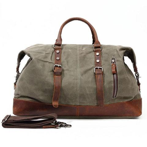 Tom Hollinger |  Canvas Vintage Reisetasche für Herren