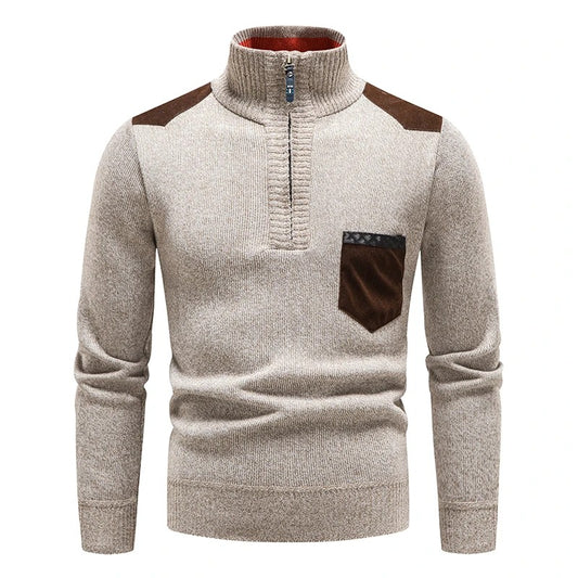 Tom Hollinger | Classic knitting sweater with zipper