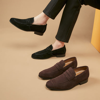 Tom Hollinger | Men's suede Penny Loafer Classic slipper shoes