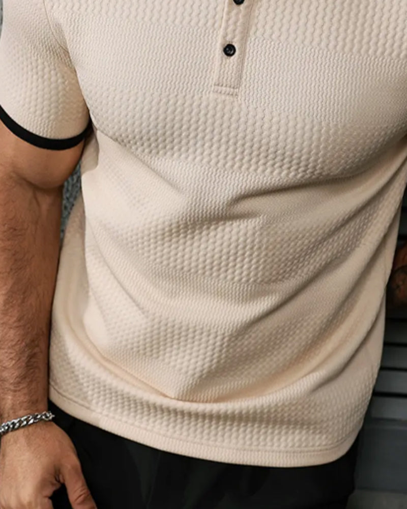 Herren-T-Shirt im Casual-Stil mit lockerem Schnitt und Kurzarm