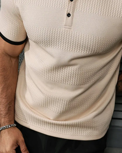 Herren-T-Shirt im Casual-Stil mit lockerem Schnitt und Kurzarm