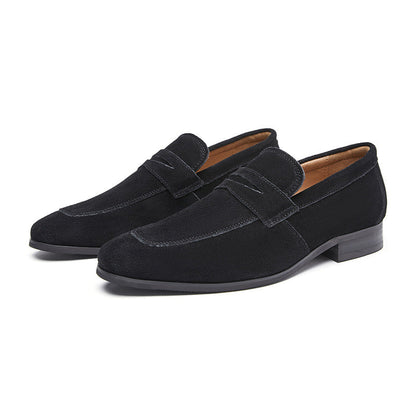 Tom Hollinger | Men's suede Penny Loafer Classic slipper shoes